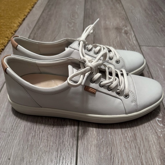 Ecco Soft 7 women’s leather tie sneaker - Picture 3 of 8